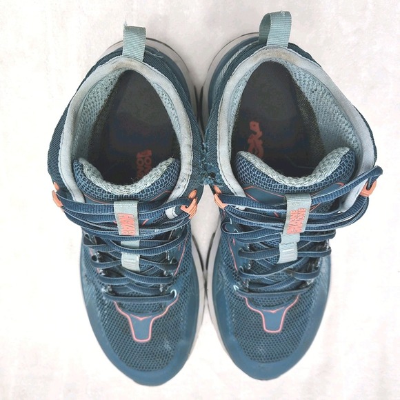 Hoka Sky Toa GTX GoreTex Vibram Hiking Boots Sz 10.5 Trail Running Active Shoes - Picture 5 of 15